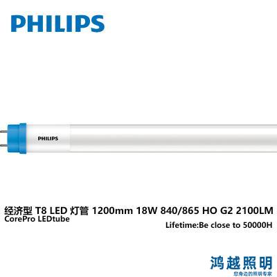 PHILIPS 经济型T8 LED灯管 1200mm 18W 865 HO G2 CN 929003520810